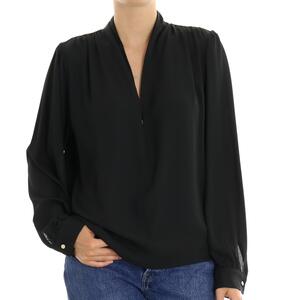 BLUSA SCOLLO V NERO